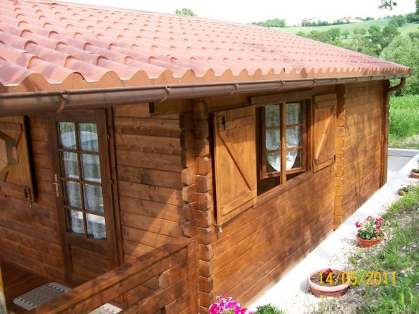 casetta in legno torino con veranda