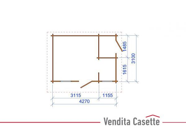 casetta in legno Lucca