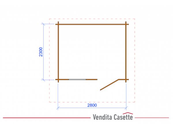 casetta in legno arezzo