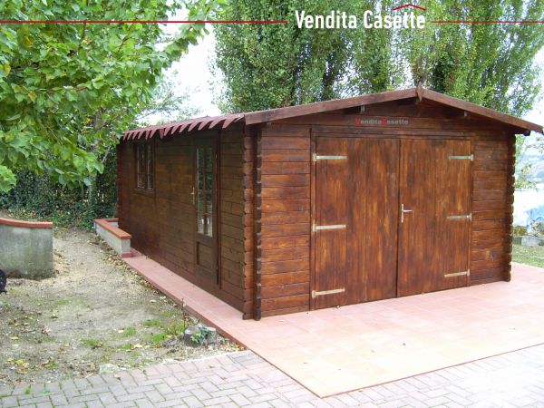 garage in legno spessore 35mm