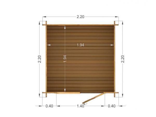 Casetta in legno Bologna