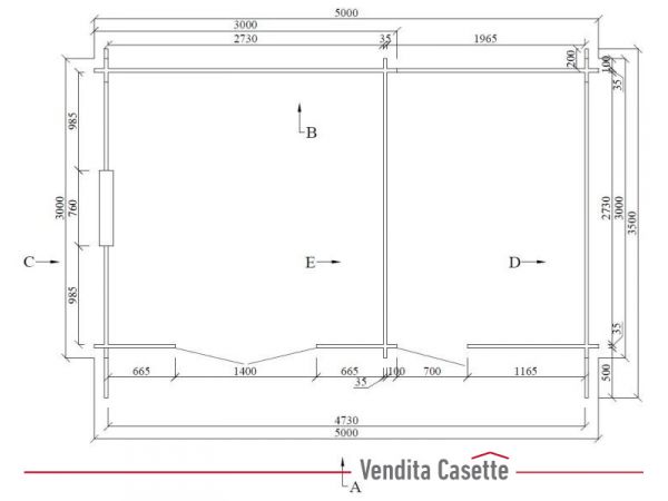 tetto in legno