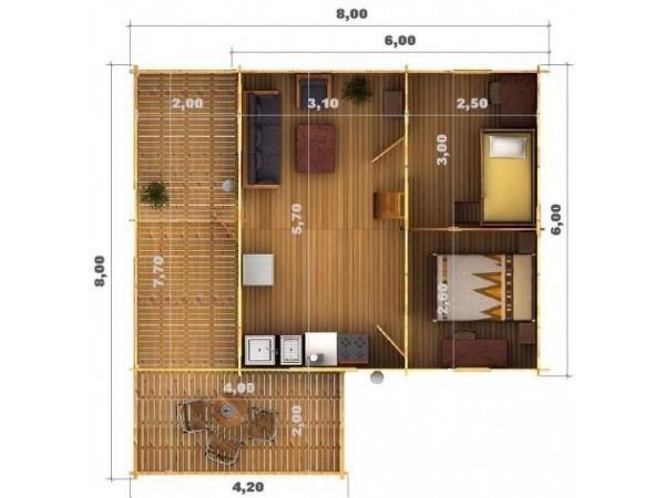 casetta in legno Roma