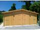garage in legno doppia