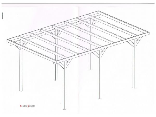 carport in legno