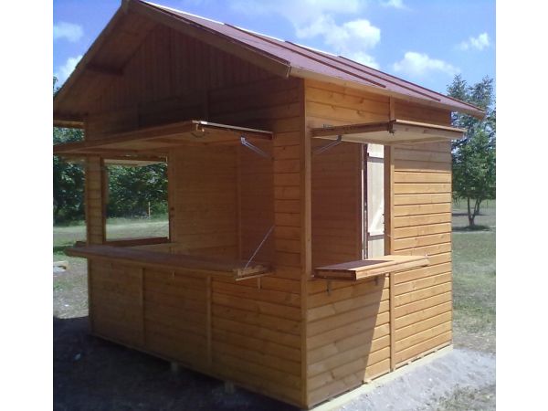 chiosco in legno 3x2