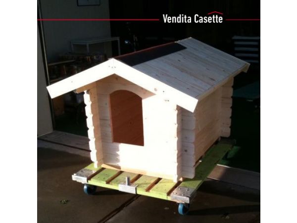 Cuccia per cani in legno